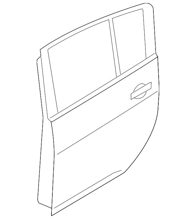 H210M-3NAMA Деталь DOOR SHELL, RIGHT