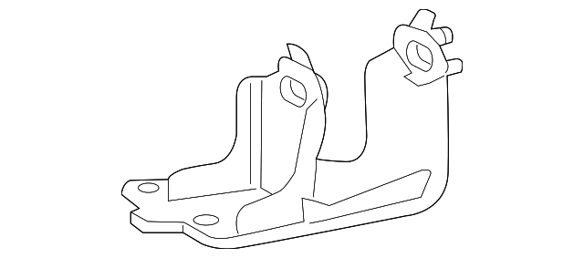 12304-36040 Деталь SIDE MOUNT BRKT, LEFT