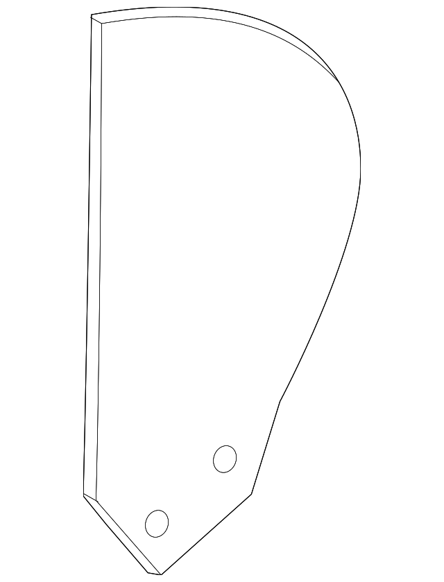 51-37-7-192-302 Деталь QTR GLASS, RIGHT