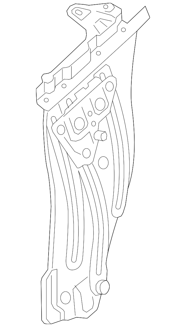 51-37-7-198-307 Деталь WINDOW REGULATOR, LEFT