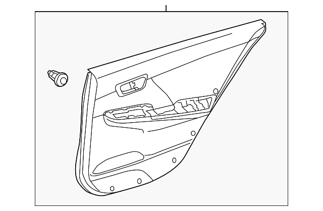 67630-06780-A0 Деталь DOOR TRIM PANEL, RIGHT