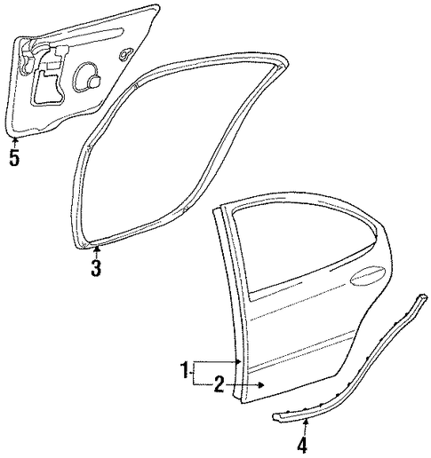 LHS DOOR & COMPONENTS 2