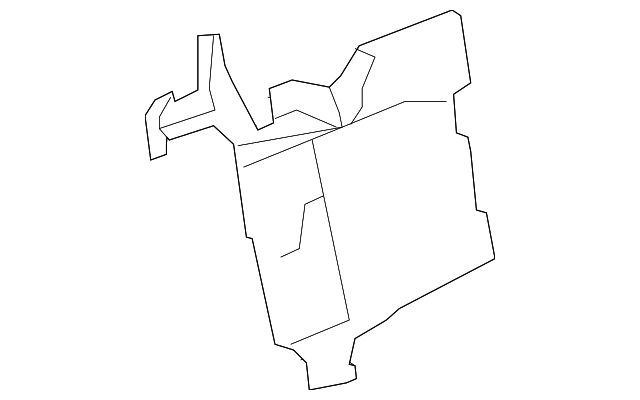 68004827AA LATCH SUPPORT, LEFT
