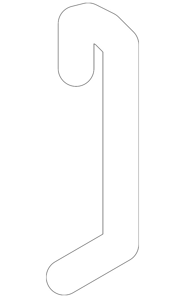 68004592AA LATCH RODS, LEFT