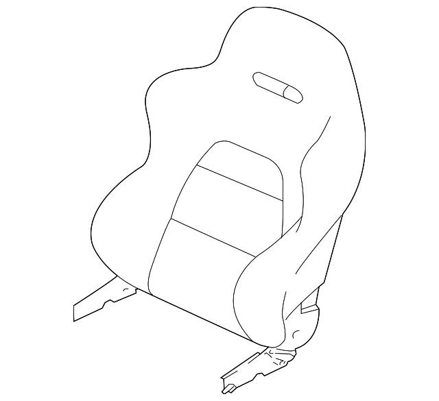 MN151110XA Деталь SEAT BACK ASSY, LEFT