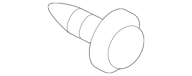 MN124253 Деталь HINGE COVER CLIP, RIGHT
