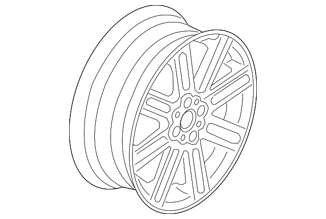 36-11-6-791-941 WHEEL, ALLOY