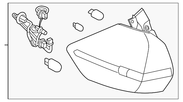 26550-4BA0A Деталь TAIL LAMP ASSY, RIGHT