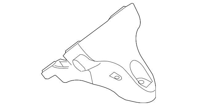 3D0-199-308-T Деталь MOUNT BRACKET, RIGHT