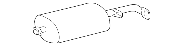 463-490-20-21 Деталь FRONT MUFFLER, RIGHT