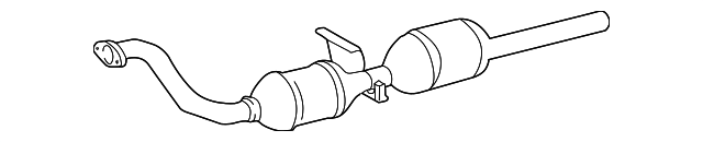 463-490-53-19 Деталь CONVERTER & PIPE, LEFT