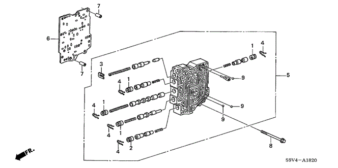 TRANSMISSION - AUTOMATIC/AT SECONDARY BODY ('06-) for 2007 Honda PILOT #1