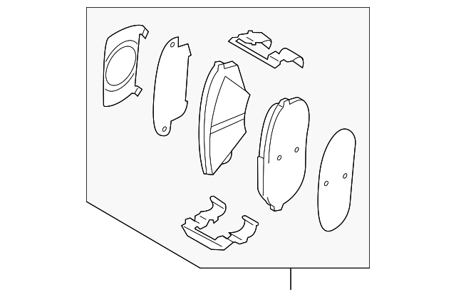 58101-C2A10 Деталь BRAKE PADS