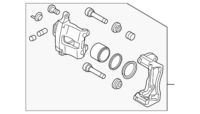 58180-C1A10 Деталь CALIPER, LEFT