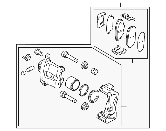 58110-C2100 Деталь CALIPER ASSY, LEFT