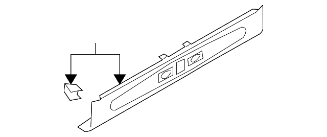 8H0-863-337-4PK Деталь HANDLE MOLDING