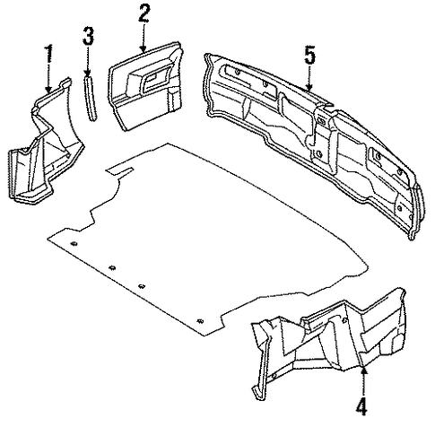 Corolla TRUNK TRIM