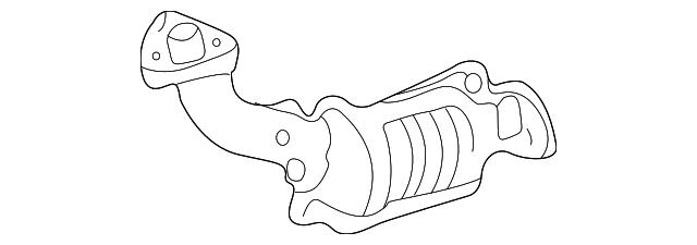 17410-75260 Деталь CONVERTER & PIPE