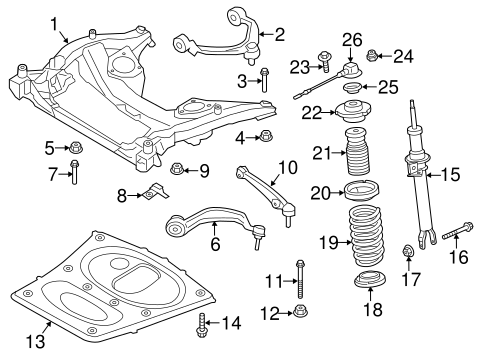 M6 Gran Coupe SUSPENSION COMPONENTS 2