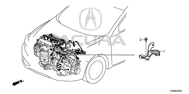 ILX ENGINE WIRE HARNESS STAY (1)