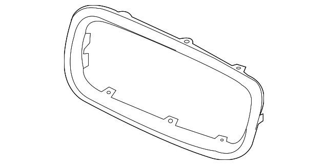 51-13-8-223-219 Деталь GRILLE SURROUND, LEFT