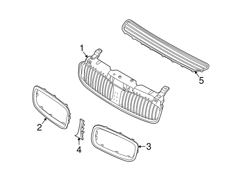 760Li GRILLE & COMPONENTS
