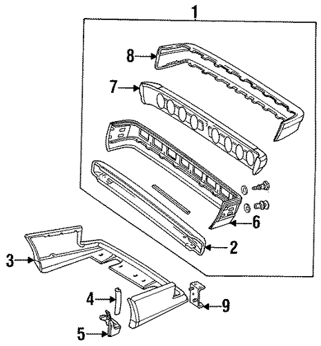190D REAR BUMPER