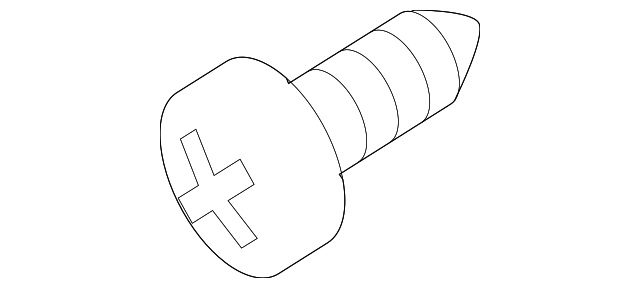 7231986Z01 Деталь BUMPER COVER SCREW