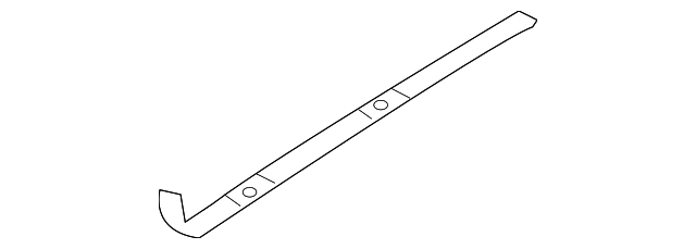 7187885Z00 Деталь BUMPER COVER SIDE BRACKET, LEFT