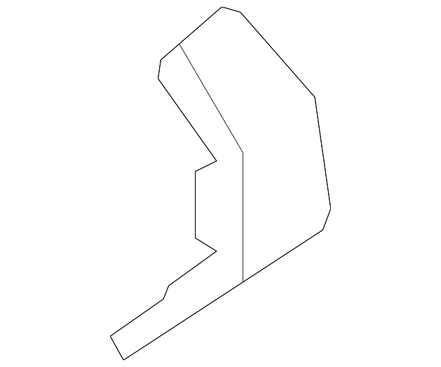 5076944AC Деталь TAIL LAMP POCKET, RIGHT