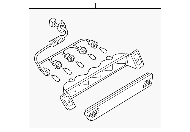 26590-3W700 Деталь HIGH MOUNT LAMP