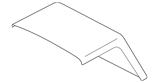 12496593 Деталь FOLDING TOP