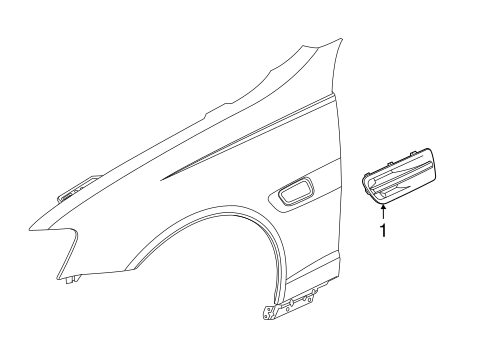 Caprice EXTERIOR TRIM - FENDER