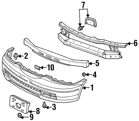 Oasis BUMPER & COMPONENTS - FRONT