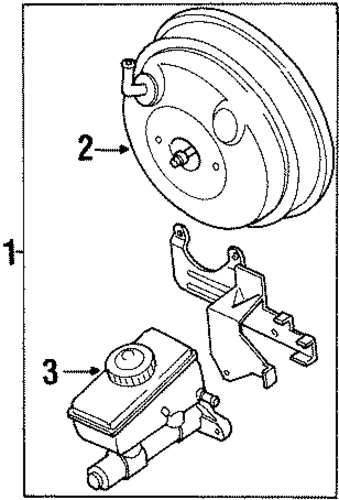 Sportage MASTER CYLINDER - COMPONENTS ON DASH PANEL