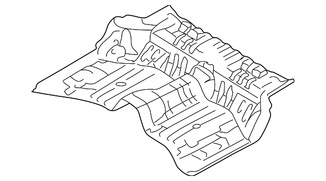 6170052D60 Деталь CENTER FLOOR PAN