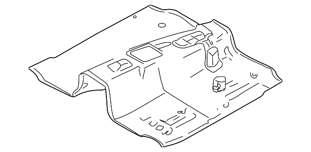 6141165DV0 Деталь FRONT FLOOR PAN