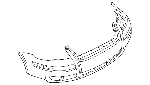 3B0-807-217-N-GRU Деталь BUMPER COVER