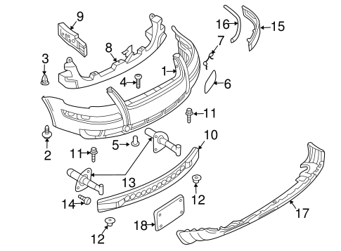 Passat BUMPER & COMPONENTS - FRONT 2
