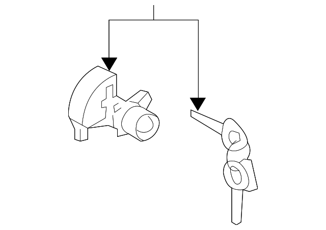 81970-2SC00 LOCK CYLINDER, LEFT