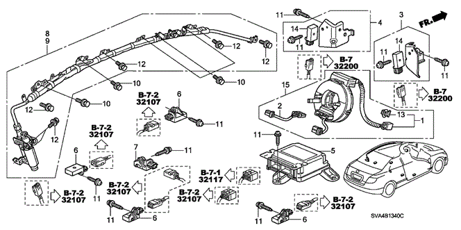 ELECTRICAL / EXHAUST / HEATER / FUEL/SRS UNIT for 2006 Honda CIVIC COUPE #1
