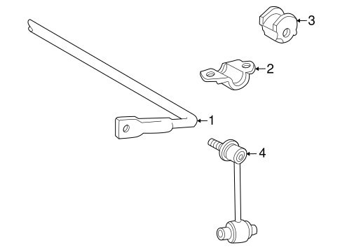 Outlander STABILIZER BAR & COMPONENTS