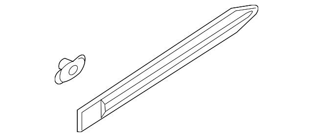 82870EJ82A Деталь BODY SIDE MLDG, RIGHT