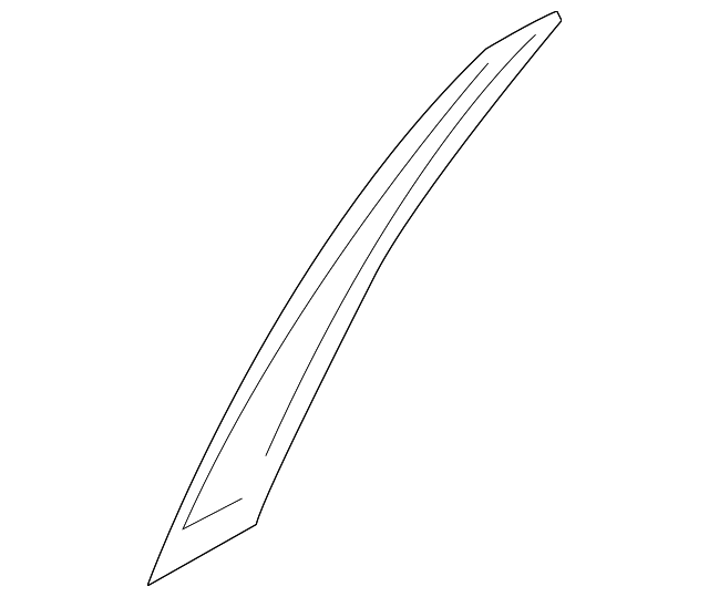 822D3EG000 Деталь CHANNEL COVER, LEFT
