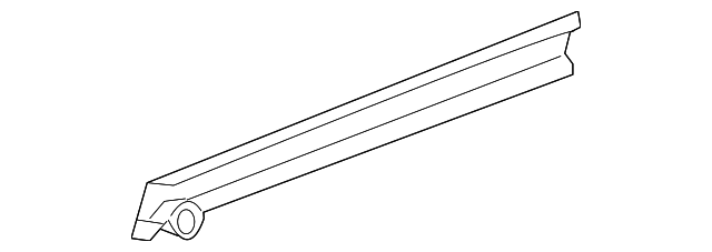 82283EG000 Деталь UPPER MOLDING, LEFT