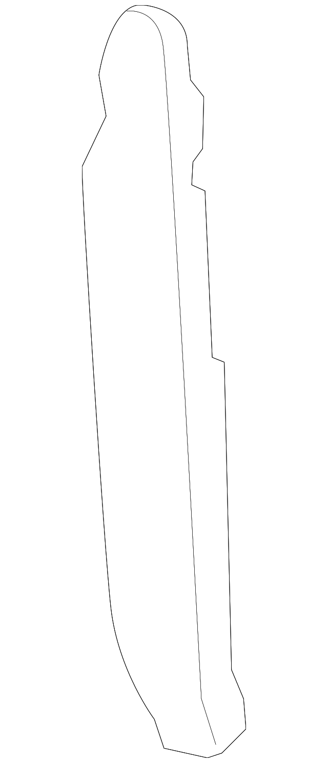 84116-2T000 Деталь REAR INSULATOR, LEFT