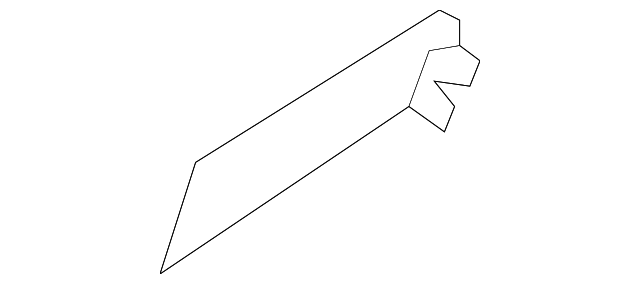 806549Y000 Деталь HANDLE, OUTSIDE GASKET, RIGHT