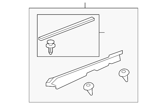 53808-35120 FILLER ASSY, LEFT