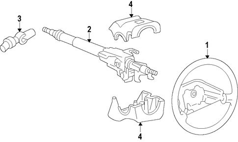 Outback STEERING COLUMN