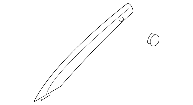 85810-3F010NF Деталь WNDSHLD PLR TRIM, LEFT